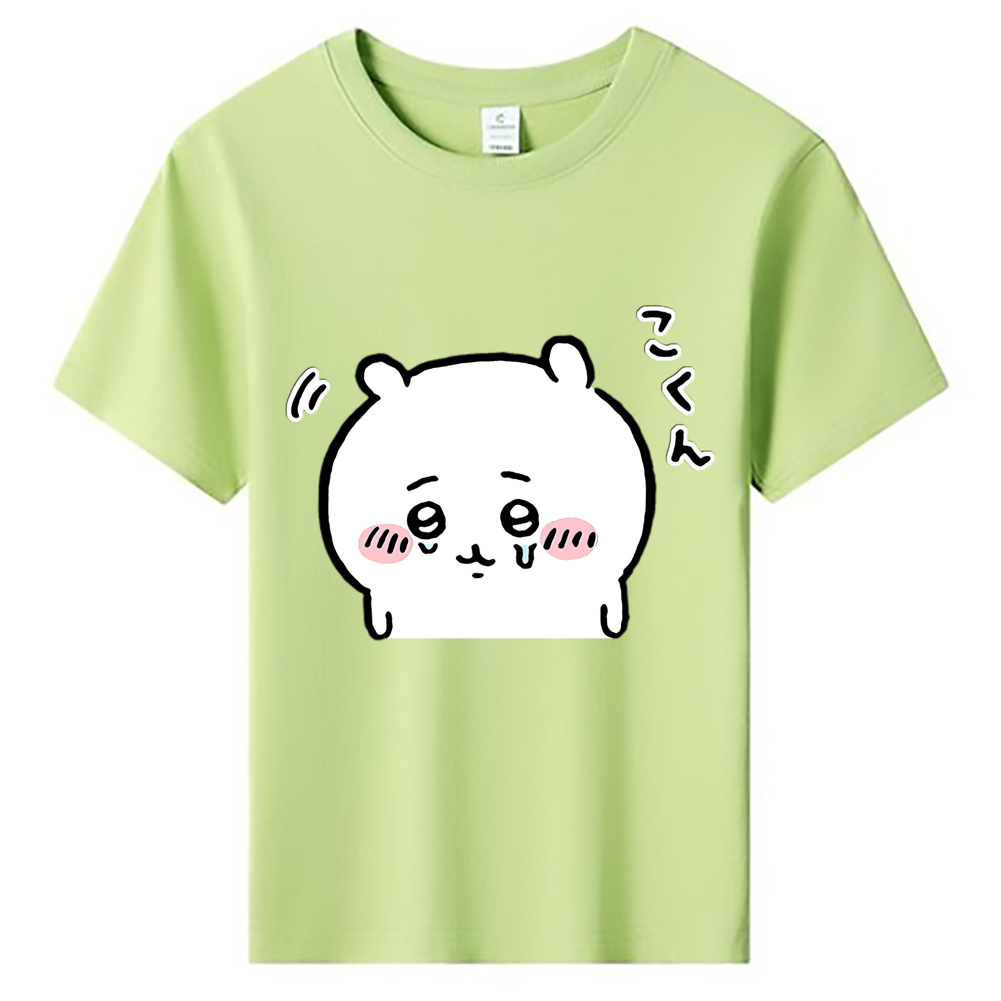 （画像用） ちいかわ ちいかわ Chii-kawa chiikawa 綿100％キッズTシャツ（フロントプリント）